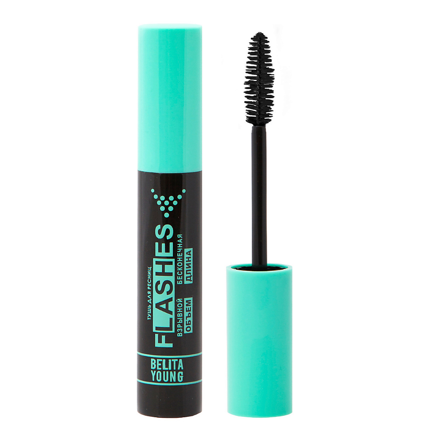 Изображение товара БЕЛИТА Тушь для ресниц FLASHES Взрывной объем 16 мл черная