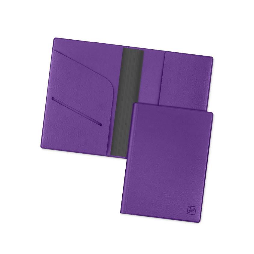 Изображение товара FLEXPOCKET Обложка для паспорта с дополнительными отделениями из экокожи, 1 шт