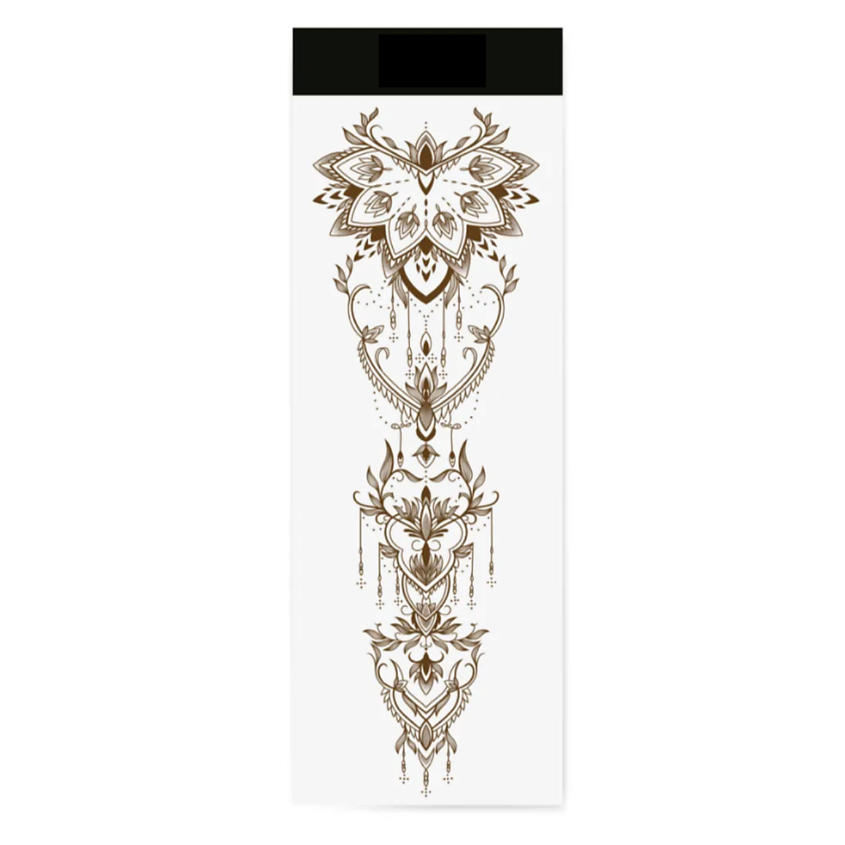 Изображение товара PRINT FACTORY Временная переводная татуировка Мехенди, 1 шт.