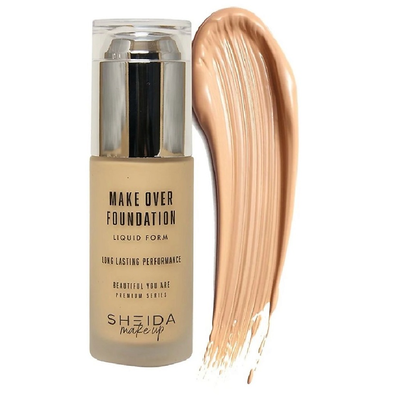 Изображение товара SHEIDA Тональная жидкая основа для лица, Бежевый лайт