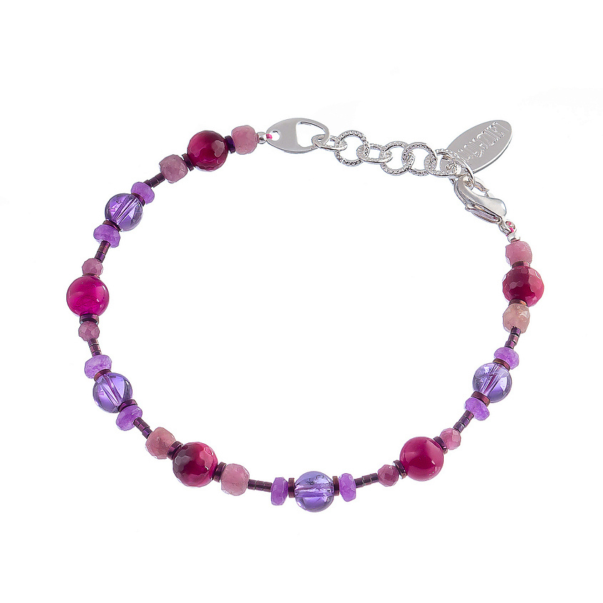 Изображение товара LANZEROTTI Браслет, Monroe, аметист, тигровый глаз, агат, турмалин, LZ-23.07-292