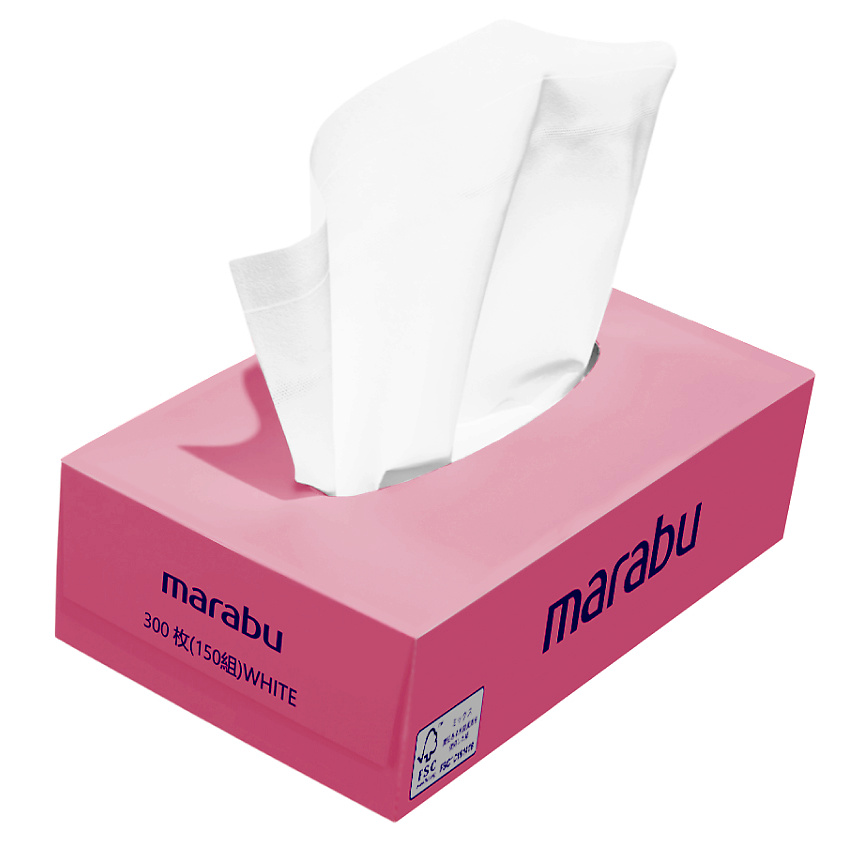 Изображение товара Бумажные салфетки MARABU PREMIUM SOFT 18x19см 1 шт. Япония