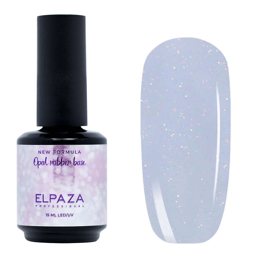 Изображение товара ELPAZA PROFESSIONAL Rubber Base Opal 08 Голубой 15 мл