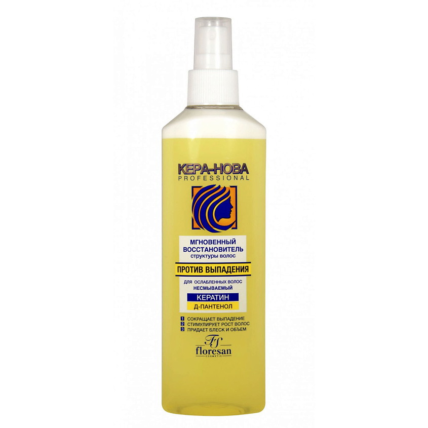 Изображение товара FLORESAN Мгновенный восстановитель структуры волос Кера-нова, цвет: Желтый, 275