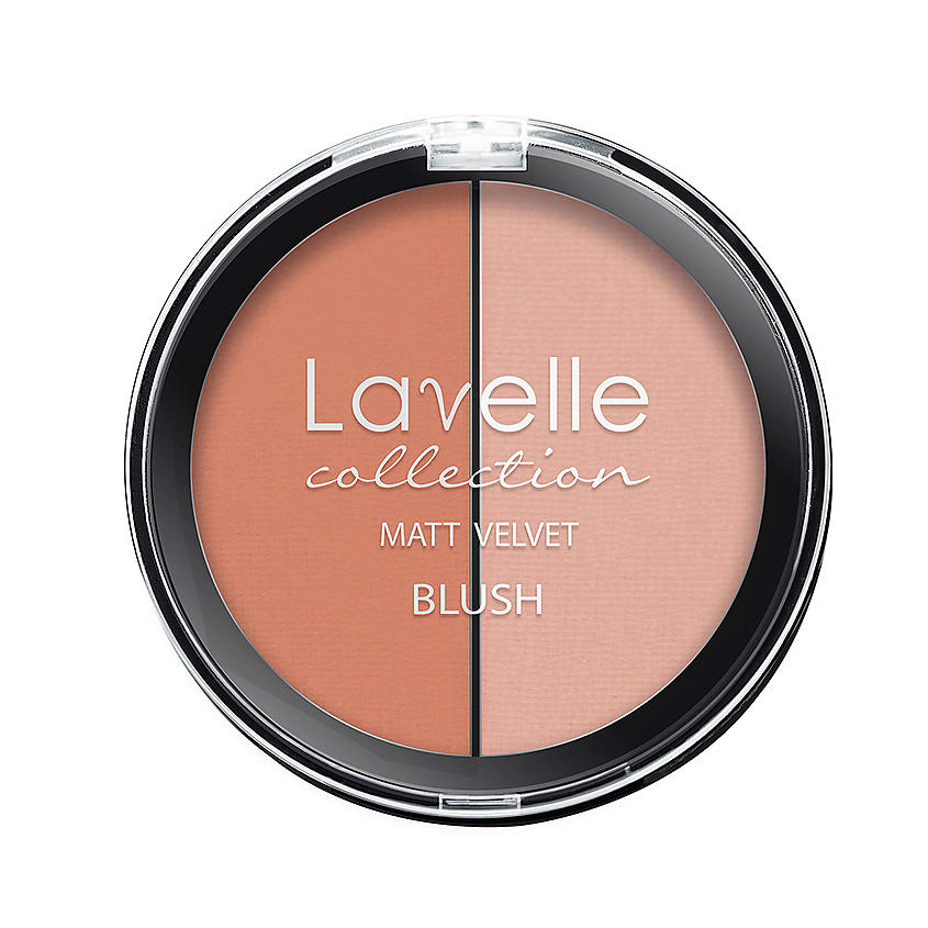 Изображение товара Двухцветные румяна LAVELLE COLLECTION Matt Velvet Blush 03 персик