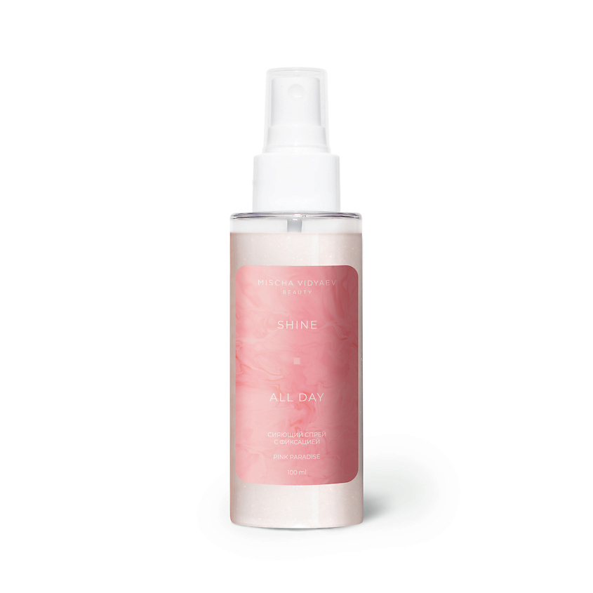 Изображение товара MISCHA VIDYAEV Фиксатор для макияжа спрей с сиянием, фиксирующий спрей для макияжа, 100 мл