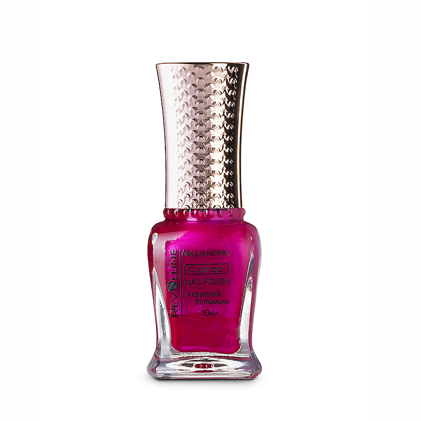 Изображение товара REVOLLINE Лак для ногтей CARAT розово-лиловый перламутровый