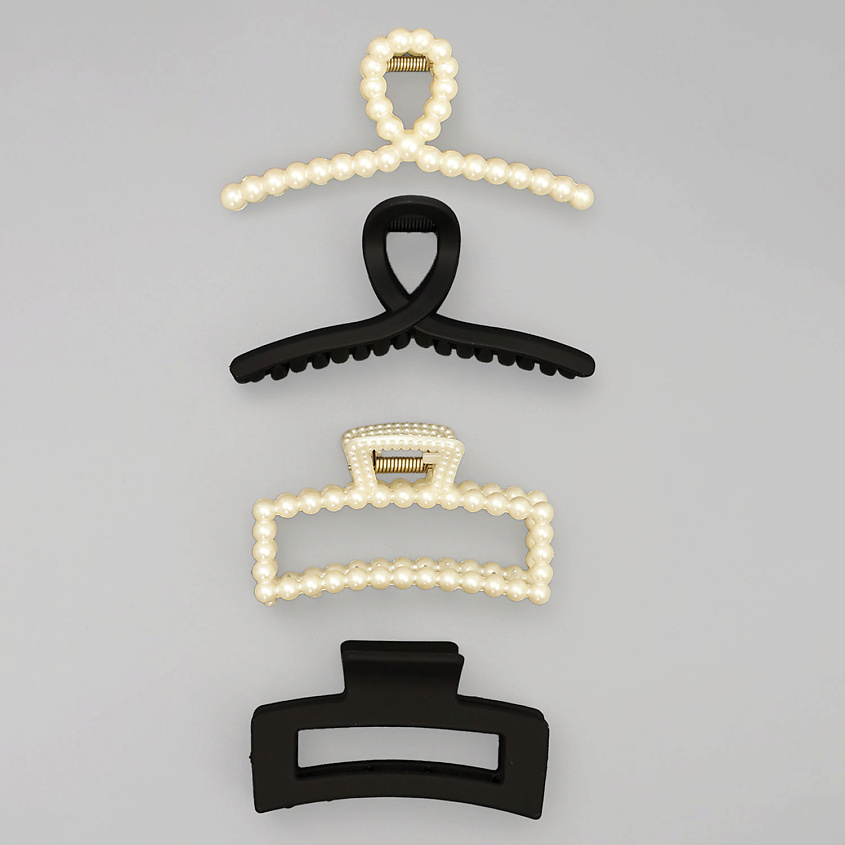 Изображение товара ZIKOLKI STORE Заколки-крабики для волос подарочный набор крабов, 4 шт