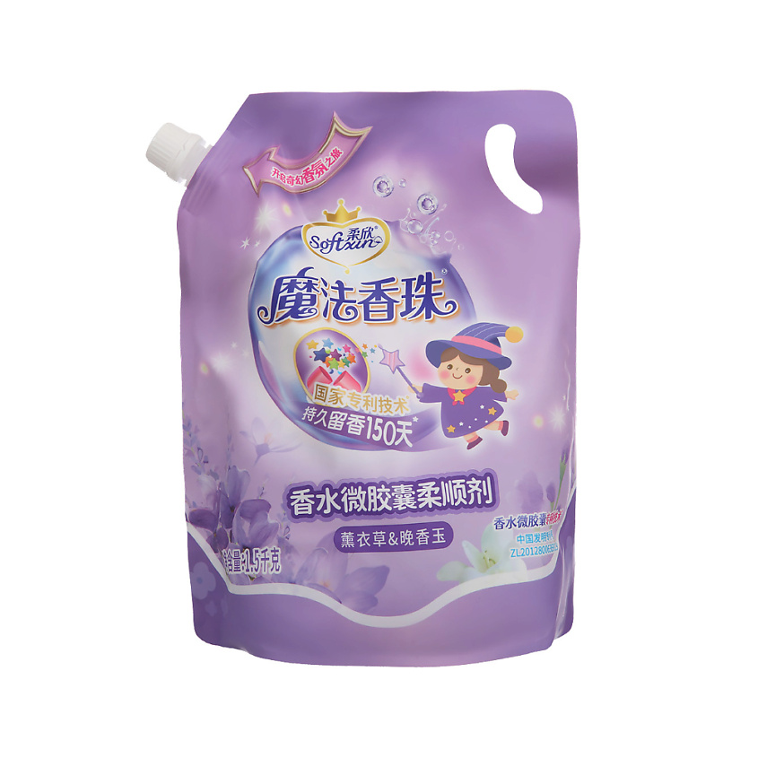 Изображение товара SOFTXIN Гипоаллергенный смягчитель для белья, кондиционер-ополаскиватель, антистатик, концентрат, 1500 мл