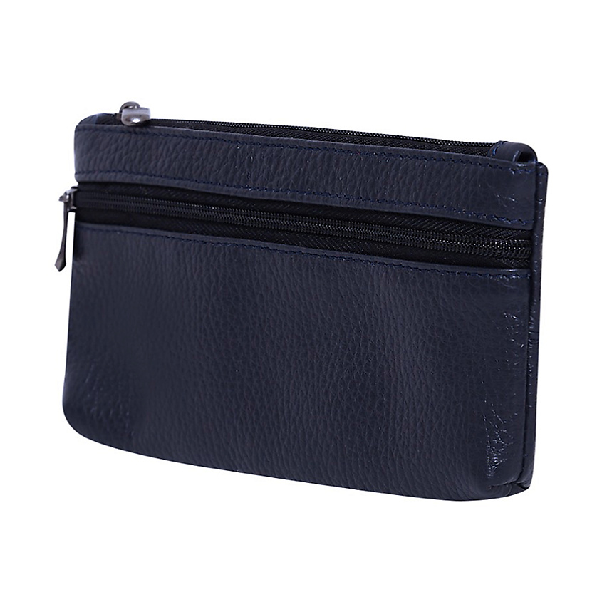 Изображение товара FORTE Ключница из натуральной кожи с двумя молниями, Синий
