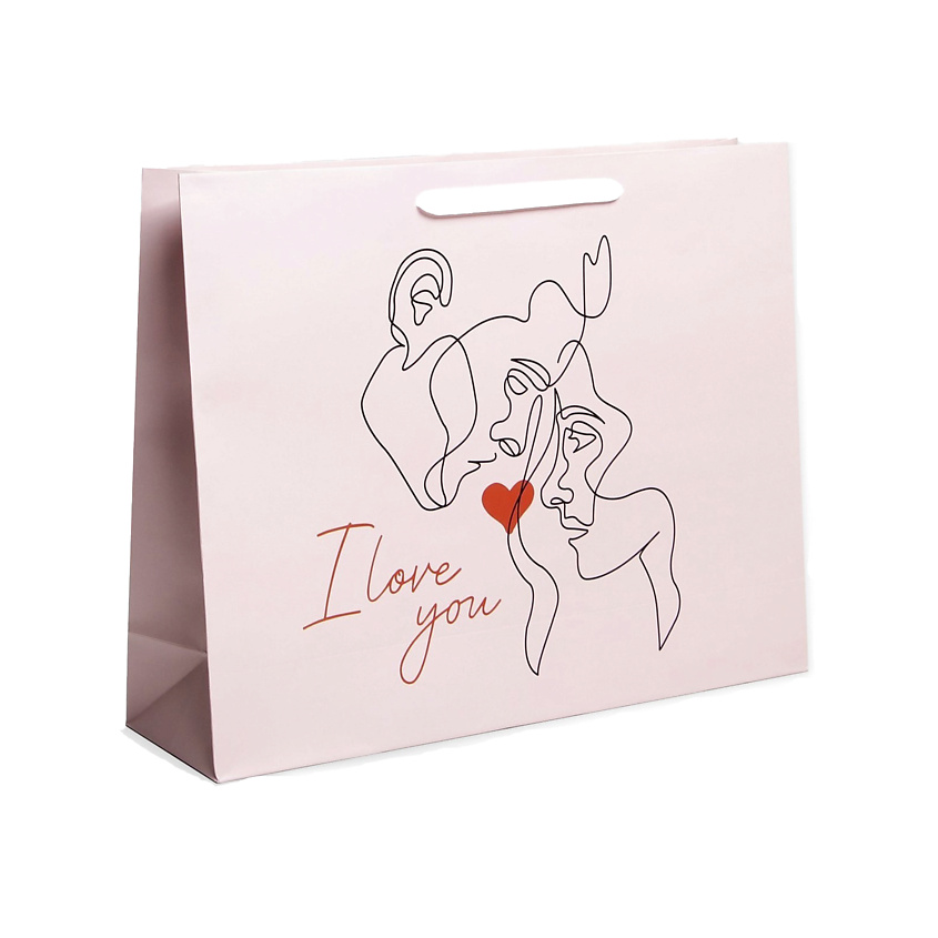 Изображение товара ДАРИТЕ СЧАСТЬЕ Пакет подарочный ламинированный «От всего сердца», 1 шт.