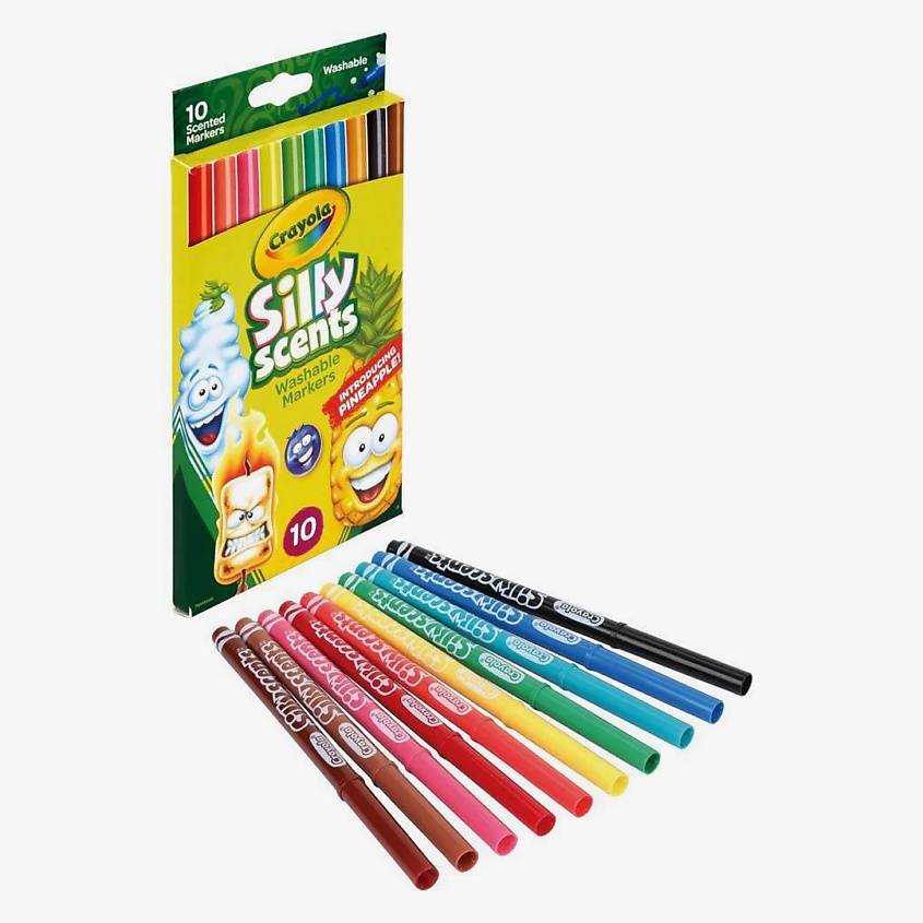 Изображение товара CRAYOLA Ароматизированные смываемые фломастеры Silly Scents 10 шт