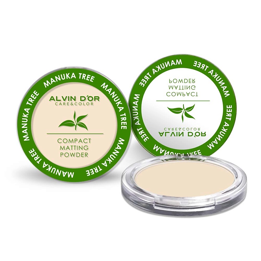 Изображение товара ALVIN D’OR Пудра компактная Manuka Tree, 03 Sandy beige