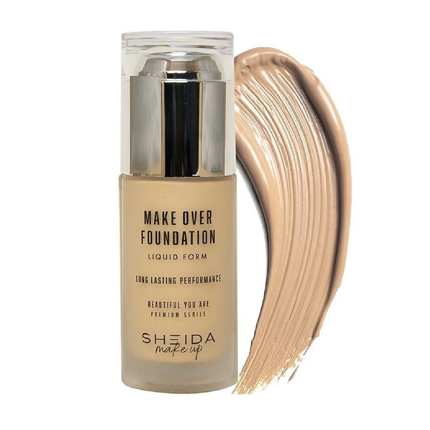 Изображение товара SHEIDA Тональная жидкая основа для лица, коричневый