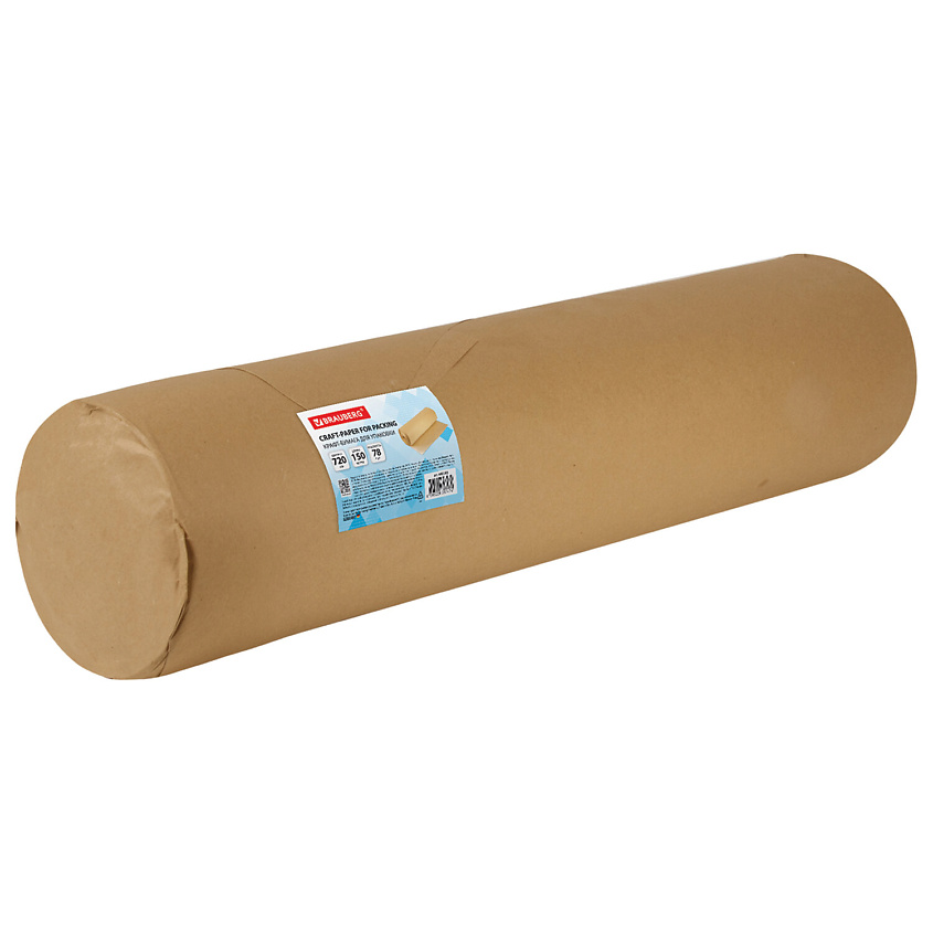 Изображение товара BRAUBERG Крафт-бумага в рулоне, Плотность бумаги: 78 г/м11