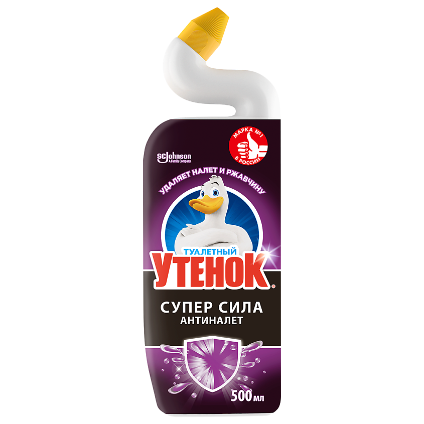 Изображение товара Чистящий гель для унитаза Туалетный Утенок Антиналет 500 мл