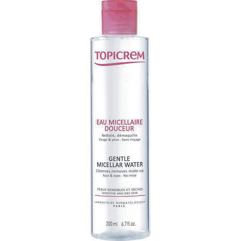 Изображение товара Топикрем Вода Мицеллярная Мягкая Фл. 200Мл, ТОПИКРЕМ ВОДА МИЦЕЛЛЯРНАЯ МЯГКАЯ ФЛ. 200МЛ