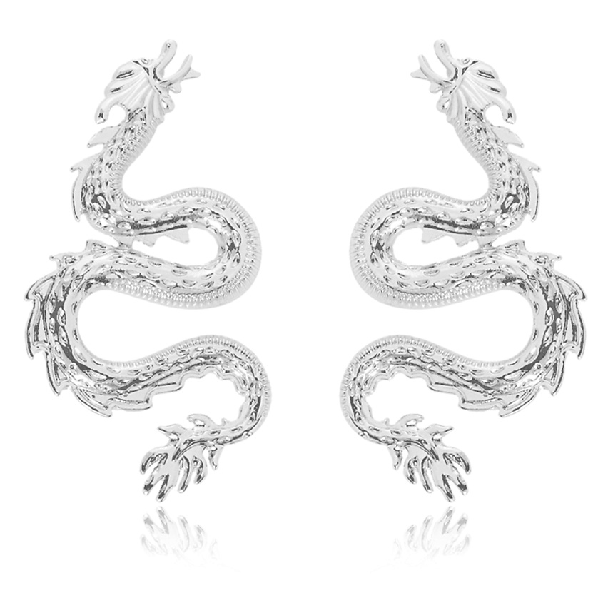 Изображение товара МЕРСАДА серьги Змеиный полет гипоаллергенный бижутерный сплав 7 см