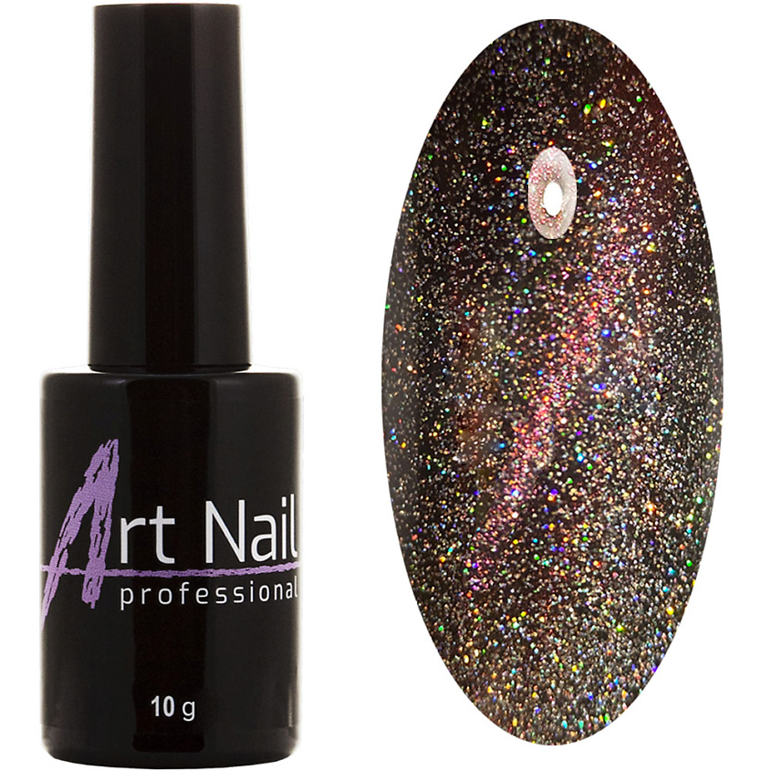 Изображение товара ART NAIL PROFESSIONAL Гель-лак "CAT EYE+DISCO", № 12