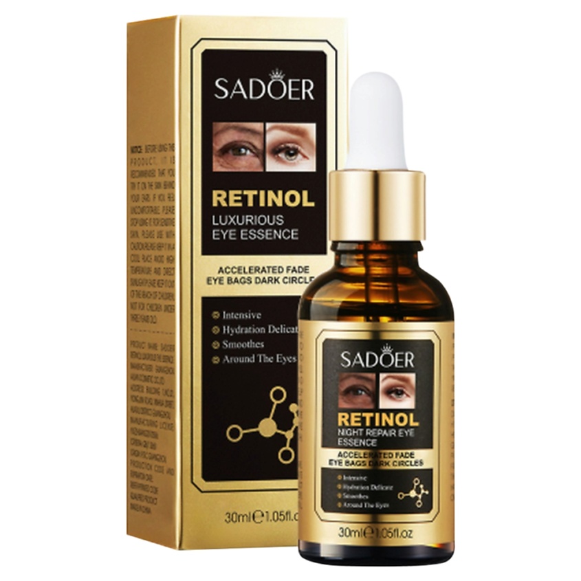 Изображение товара SADOER Сыворотка для кожи вокруг глаз Увлажняющая и укрепляющая с ретинолом, 30 мл