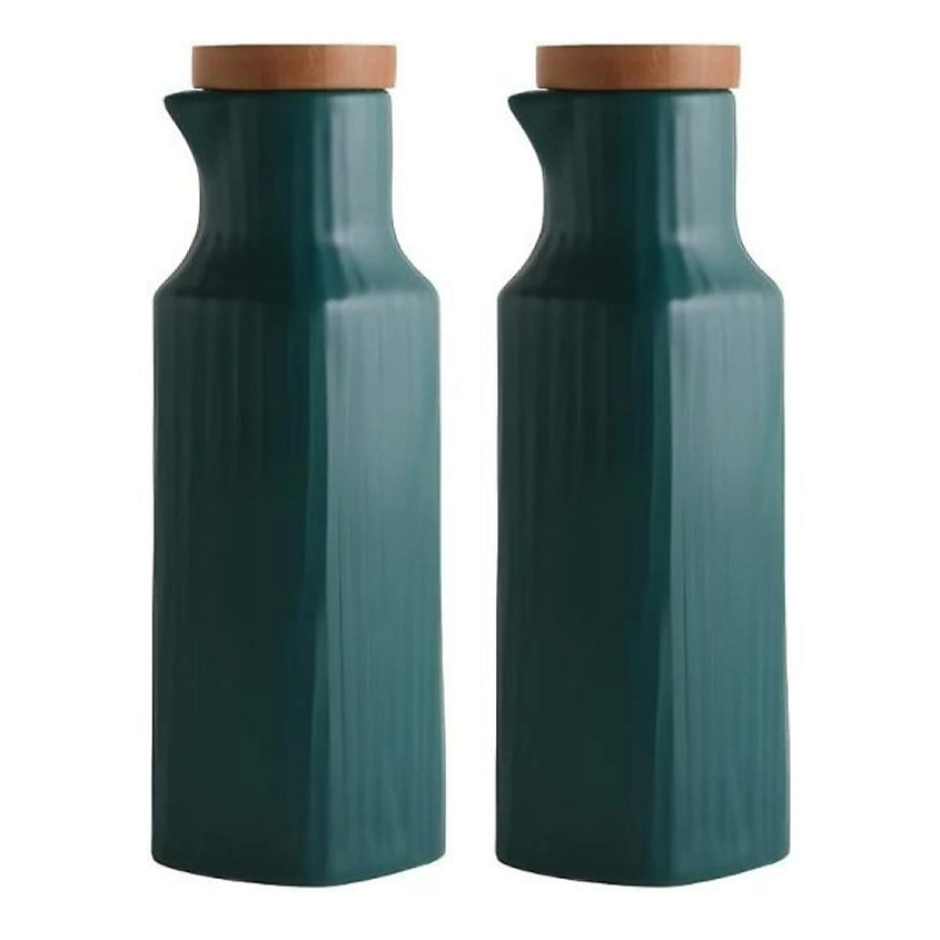 Изображение товара HOMIUM Набор бутылок для масла Hitis, 2 шт, Зеленый