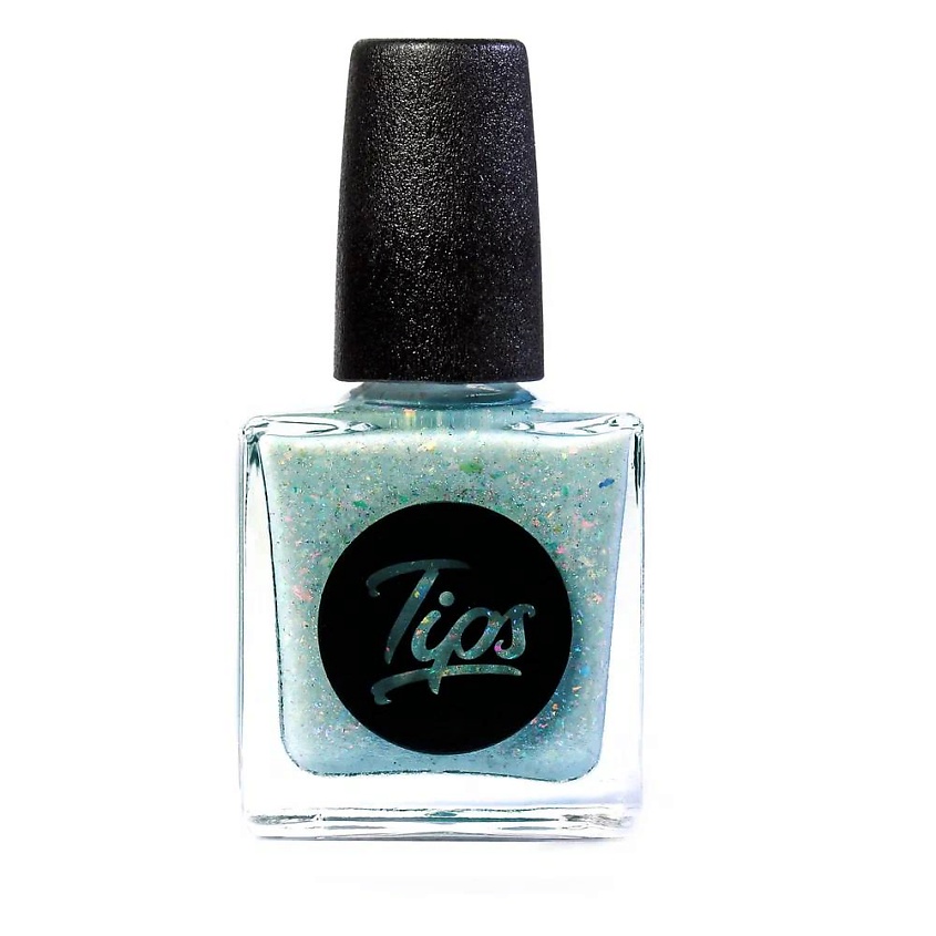 Изображение товара TIPS Лак для ногтей c блестками, Цвет: Серо-голубой