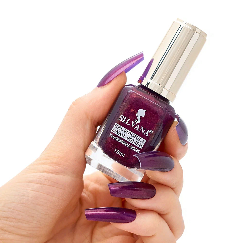 Изображение товара Гибридный лак для ногтей SILVANA Ночная Заря - долговременное покрытие без УФ