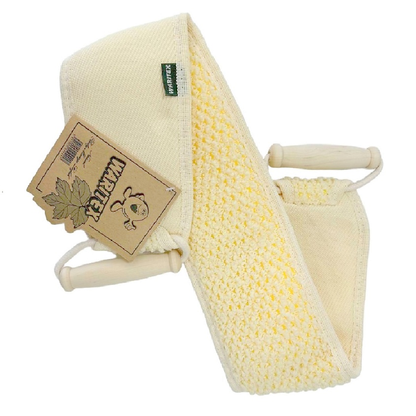 Изображение товара WARITEX Мочалка для спины и массажа с деревянной ручкой, 1 шт