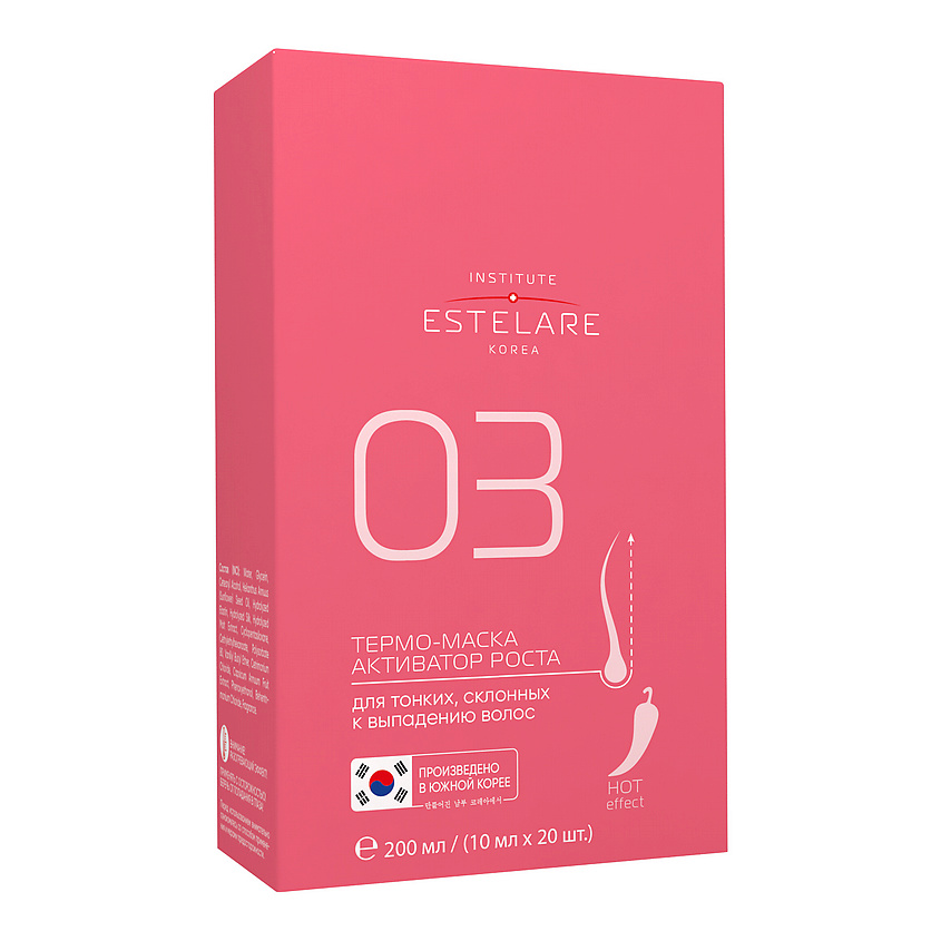 Изображение товара INSTITUTE ESTELARE Термо-маска "Восстанавливающая" для тонких, склонных к выпадению волос, 200 мл