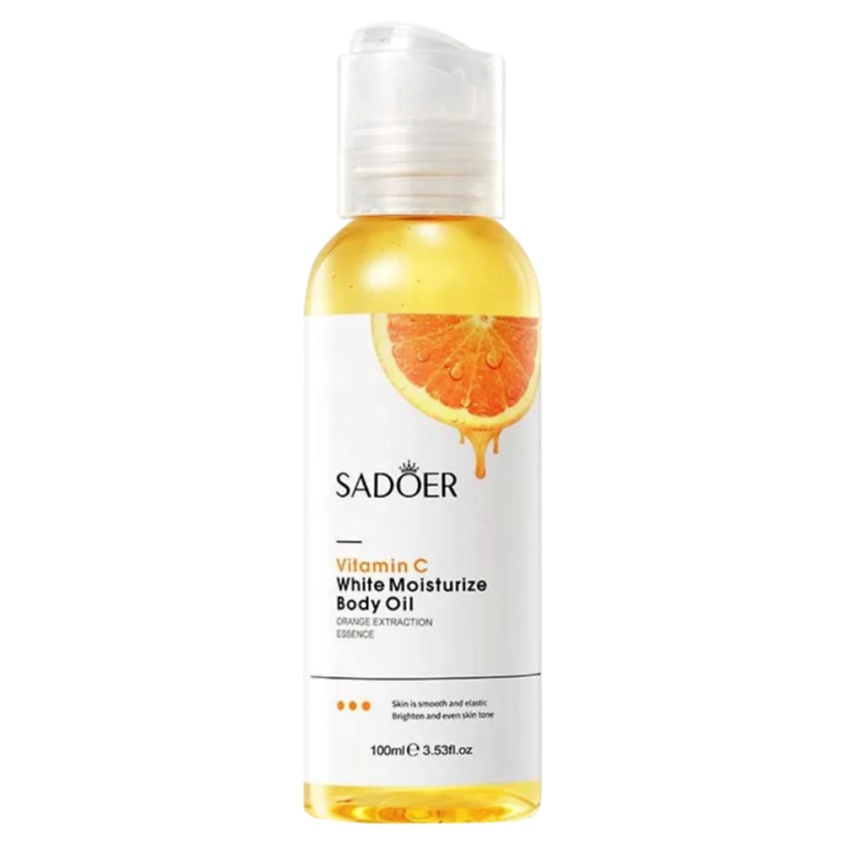 Изображение товара SADOER Масло для тела увлажняющее и выравнивающее тон кожи с витамином С, 100 мл