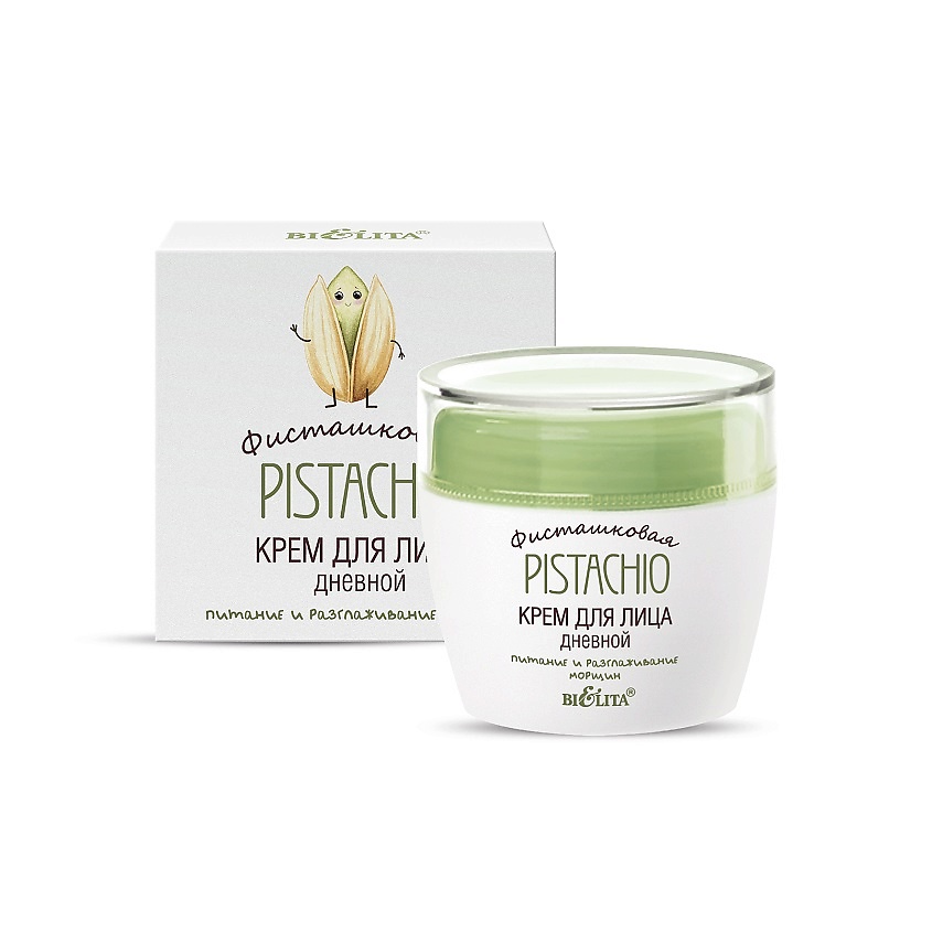 Изображение товара БЕЛИТА Крем для лица дневной "Питание и разглаживание морщин" Фисташковая, 1 шт.