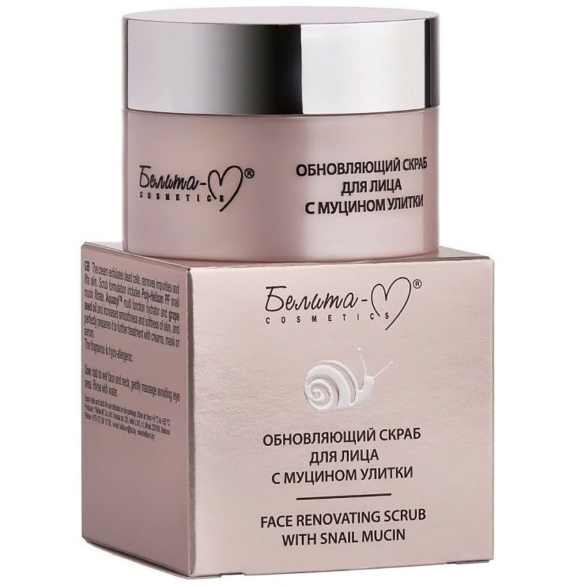 Изображение товара Белита-М Обновляющий скраб для лица с муцином улитки 50 г