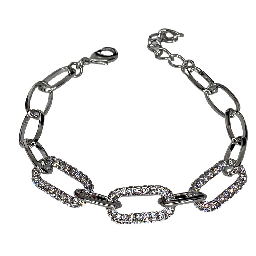 Изображение товара AMANTE CRYSTAL Браслет Lux, цвет: Серебряный, размер: 17