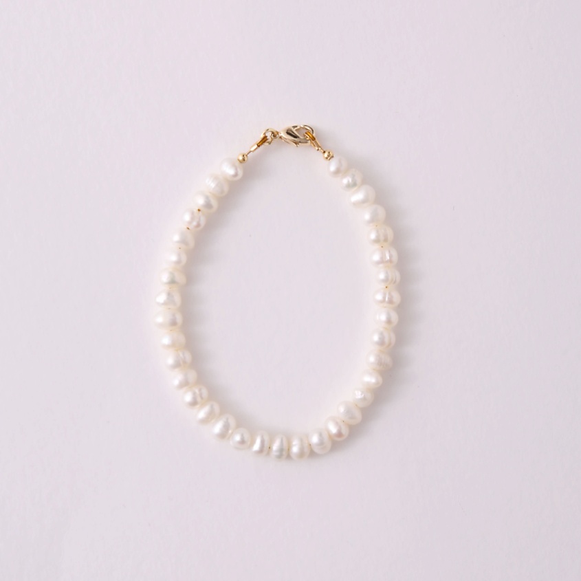 Изображение товара VELTOM Браслет жемчужный классический, цвет: Белый, размер: 15