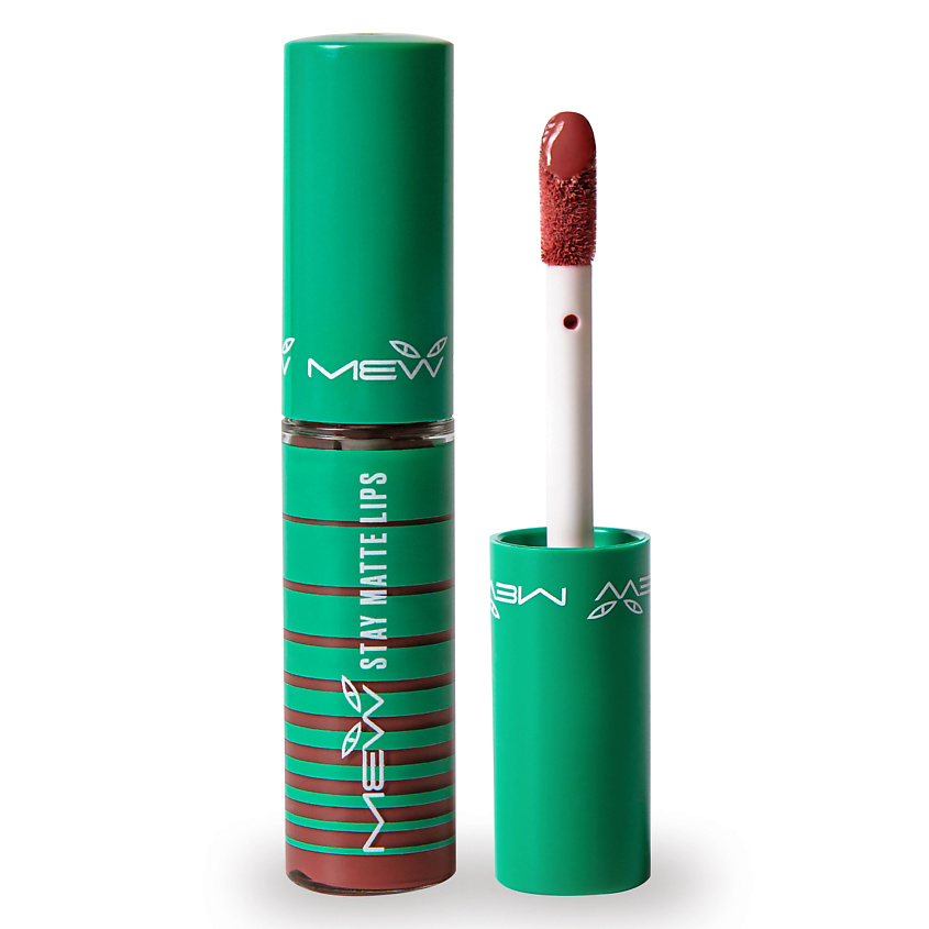 Изображение товара MEW Стойкая матовая жидкая помада для губ с SPF 15, Stay Caramel; 3,5 мл