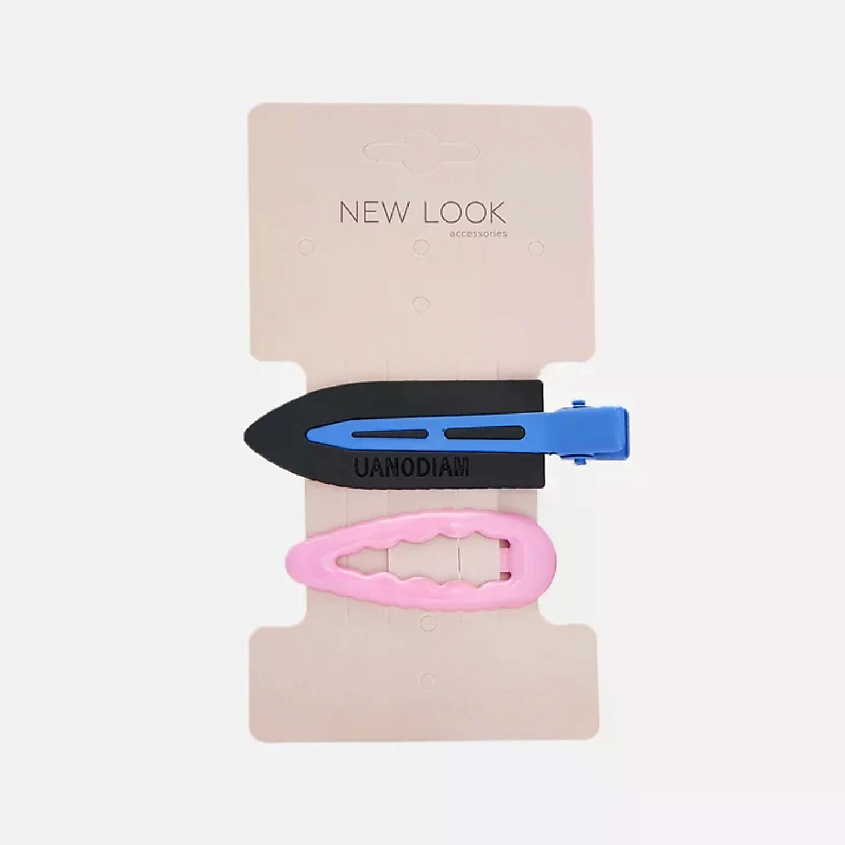 Изображение товара НАБОР ЗАЖИМОВ ДЛЯ ВОЛОС NEW LOOK NL Розовый женский стильный аксессуар