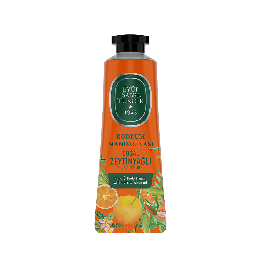 Изображение товара EYUP SABRI TUNCER Крем для рук и тела с маслом оливкового дерева Mandarin Hand & Body Cream, 50 мл Изображение товара EYUP SABRI TUNCER Крем для рук и тела с маслом оливкового дерева Mandarin Hand & Body Cream, 50 мл