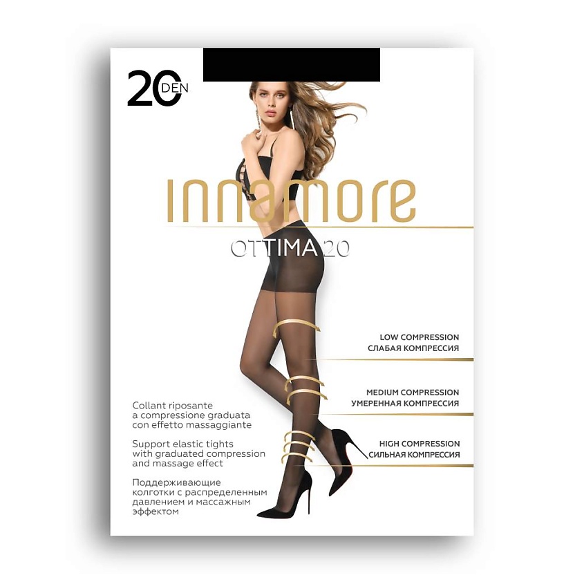 Изображение товара INNAMORE Женские колготки Ottima 20 den Daino, Размер: 5