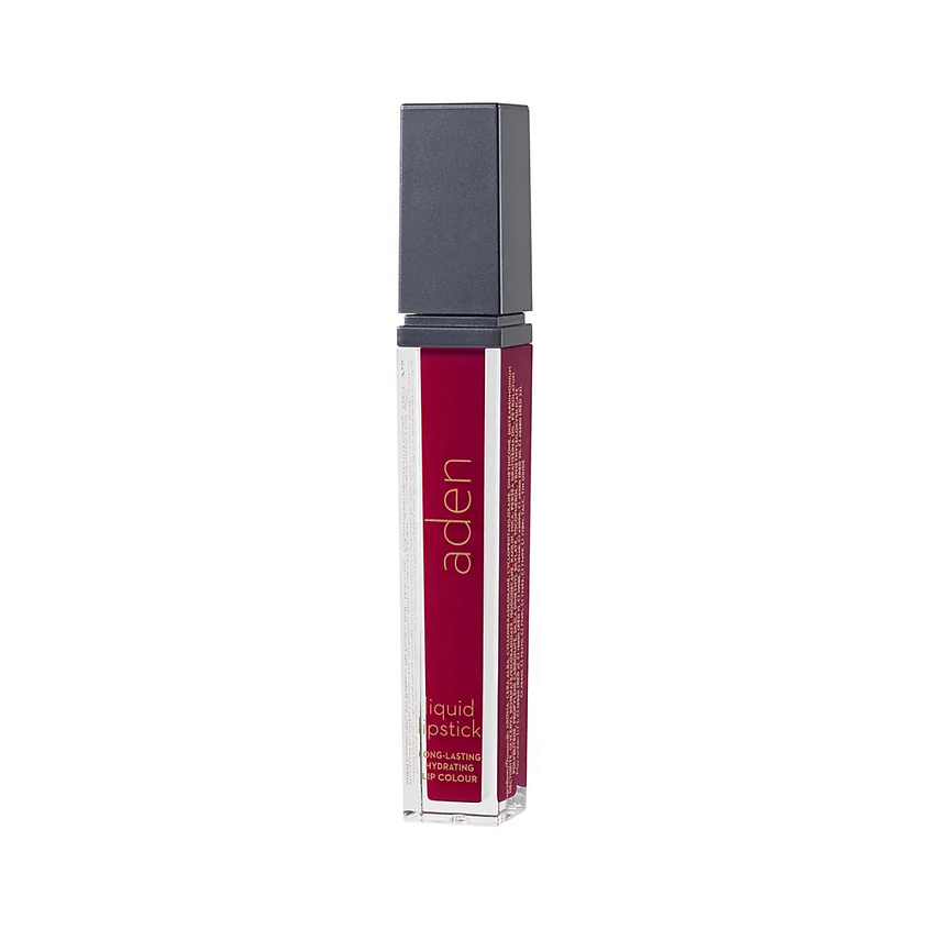 Изображение товара ADEN Жидкая помада Liquid Lipstick №09 Russian Red  высокопигментированная водостойкая с увлажняющи