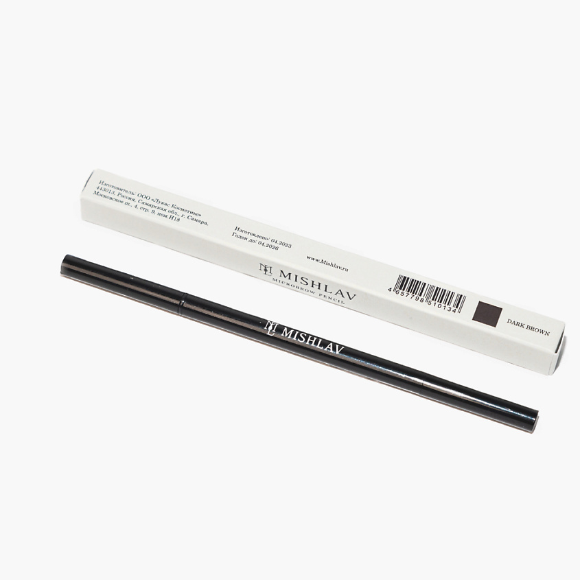 Изображение товара Карандаш для бровей MishLav Micro Brow Pencil Dark Brown