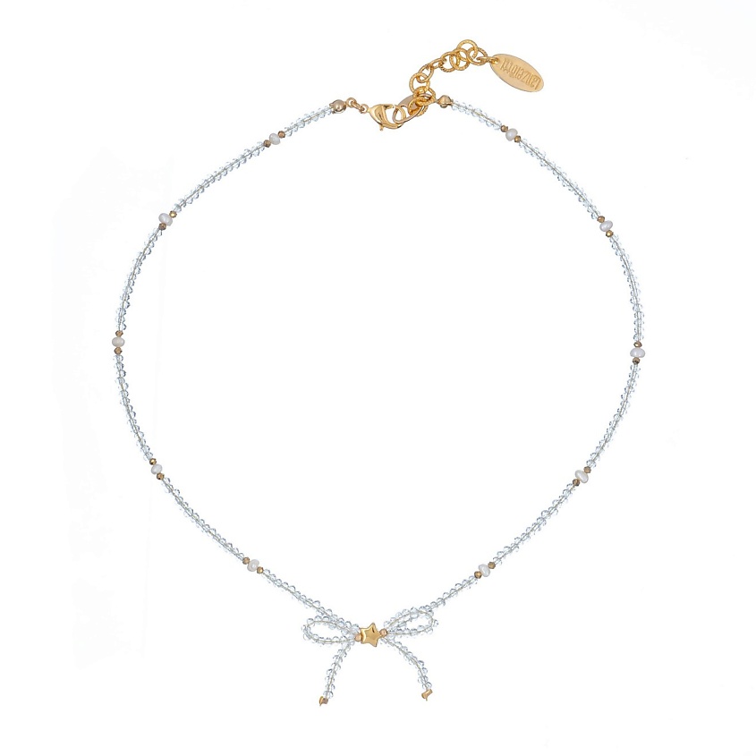 Изображение товара LANZEROTTI Колье Lanzerotti, Splendore, с бантом, жемчугом и кристаллами, 1 шт