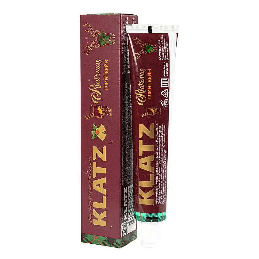 Изображение товара KLATZ Зубная паста Глинтвейн KLATZmas, 75 мл