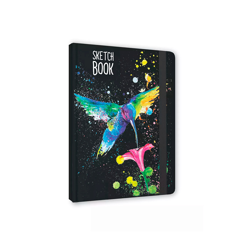 Изображение товара ПРОФ-ПРЕСС Скэтчбук А5 Колибри для рисования и заметок 80 листов