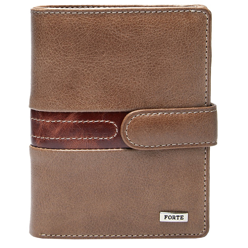 Изображение товара Мужское портмоне из натуральной кожи FORTE с отделениями для автодокументов и карт