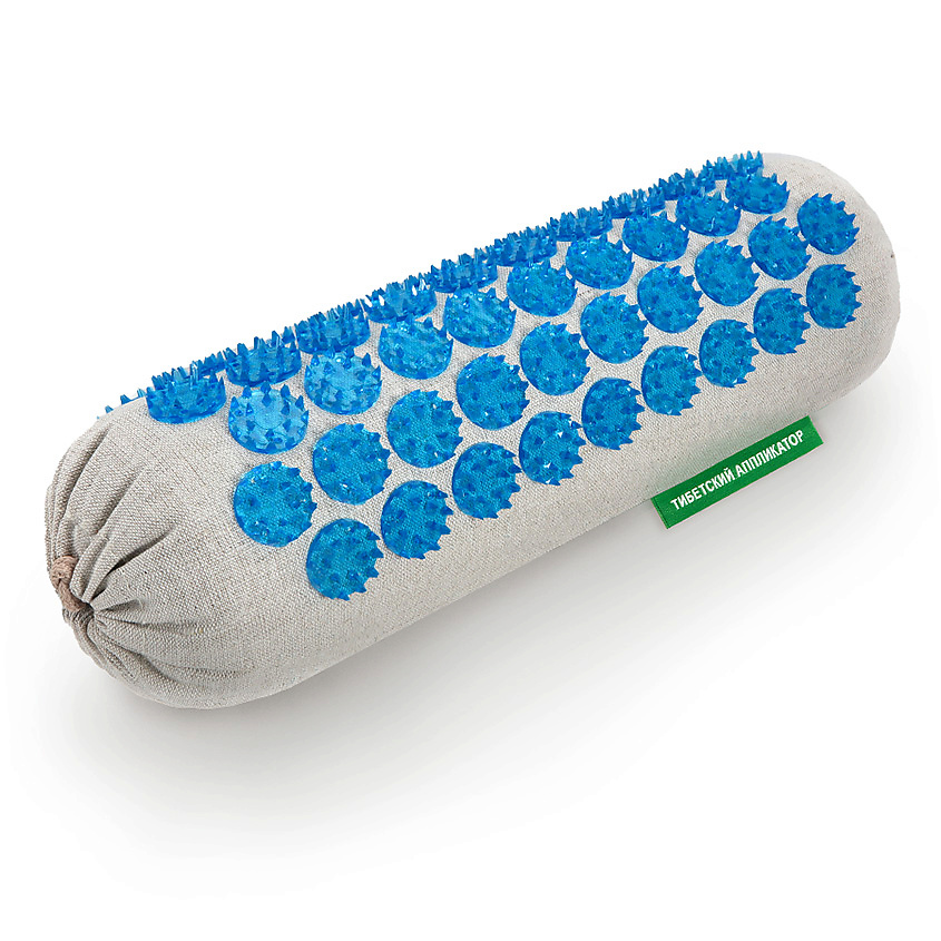 Изображение товара Массажер тибетский аппликатор мягкий валик универсальный Голубой