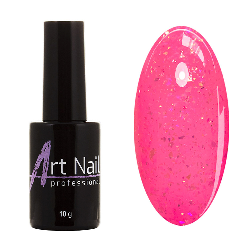 Изображение товара ART NAIL PROFESSIONAL Камуфлирующая кремниевая база Neon shiny, № 06