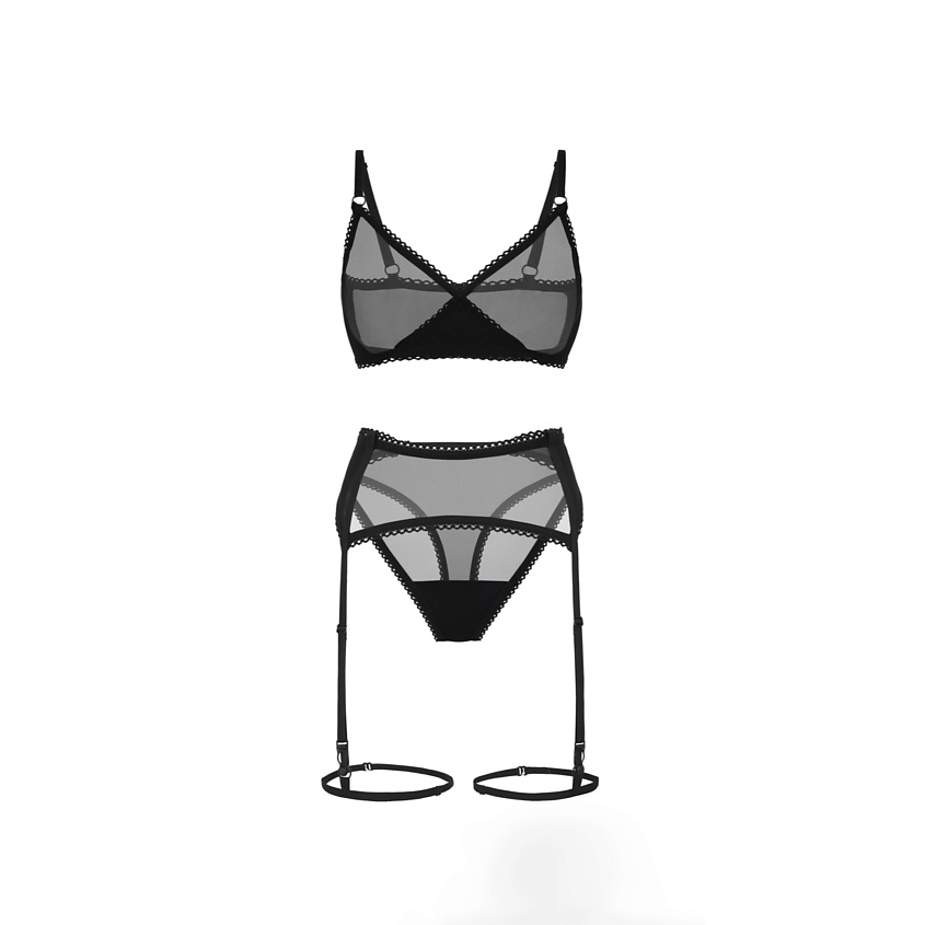 Изображение товара BLABLABRA Комплект из черной сетки с поясом BLABLABRA, 44-46