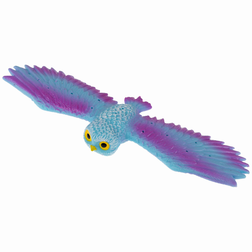 Изображение товара Flexi Wings 2 в 1 Супертянучка и слэп-браслет Сова голубой для детей подарочный комплект