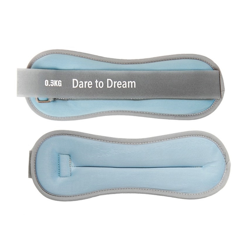 Изображение товара DARE TO DREAM Утяжелители для рук и ног 0,3кг х 2шт неопреновые, голубой