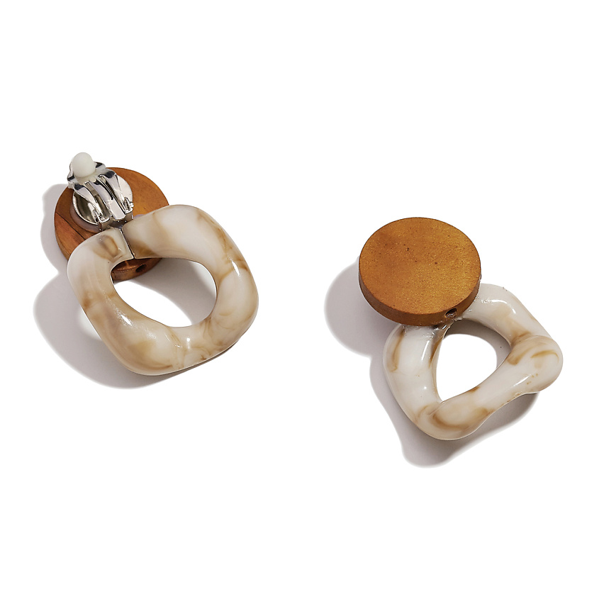 Изображение товара Клипсы Лунный камень NOTHING BUT LOVE гипоаллергенные легкие стильные